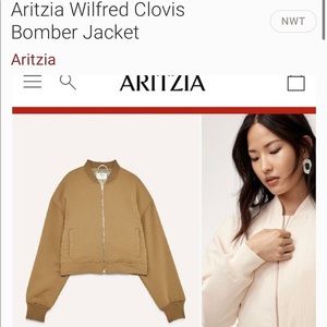 Aritzia Wilfred Clovis Bomber Jacket